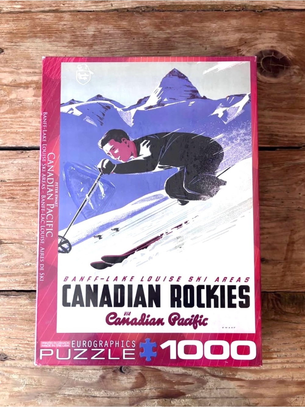 NEW Eurographics Canadian Rockies 1000 Piece Puzzle Banff Lake Louise Pacific